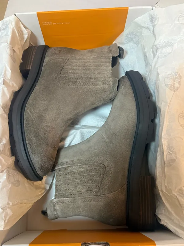 Timberland Brimfield Mid Chelsea Boot‎ Mid Brown Suede - Image 4
