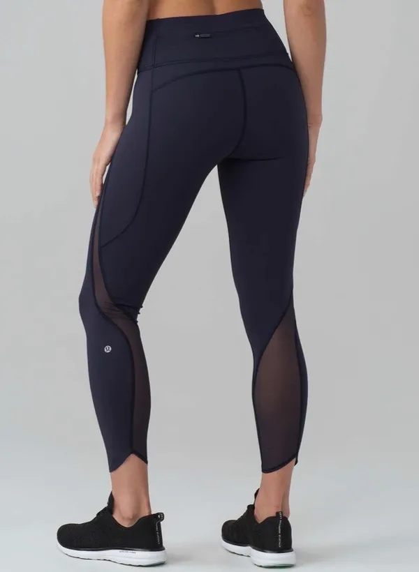 Lululemon Pace Perfect 7/8 Tight (25") Midnight Navy 4 - Image 7