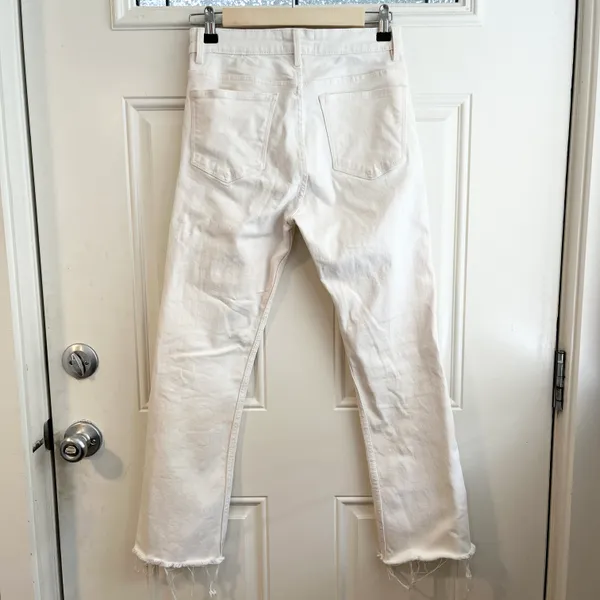 high waisted mini flare jeans - Image 5