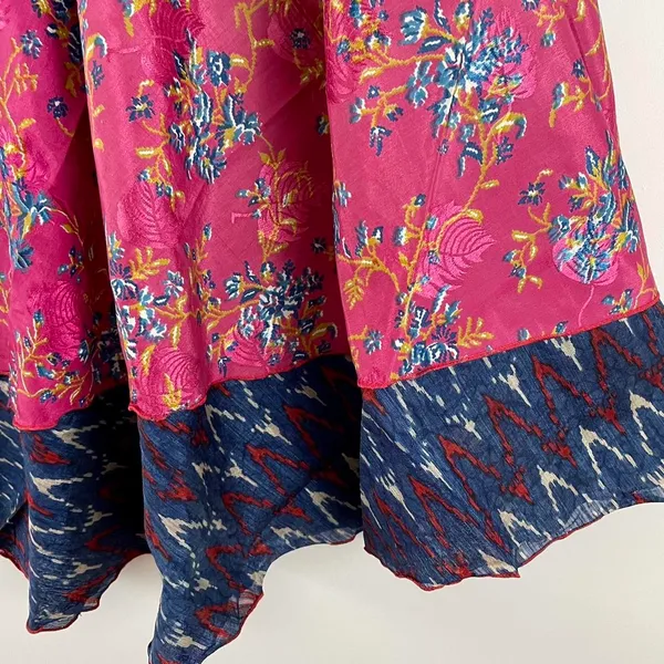 Reversible Maxi Wrap Skirt BINS206 - Image 3