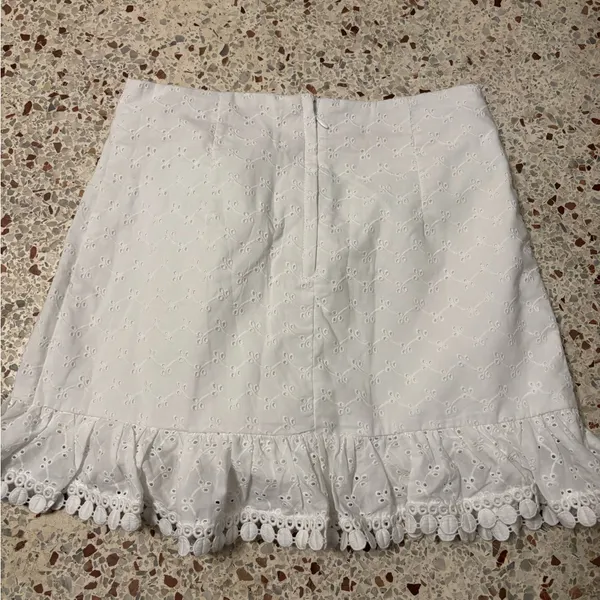 Lilly Pulitzer Ellia eyelet skort white size 0 - Image 4