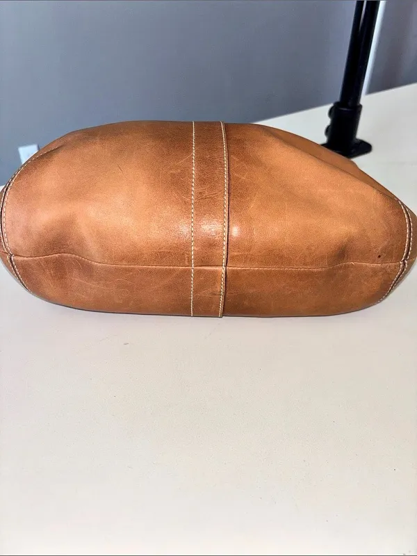 Vintage Coach Ergo Leather Hobo Bag - Image 7