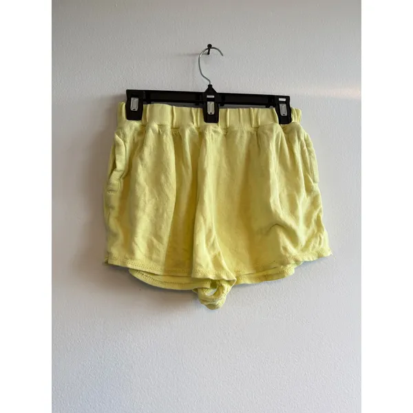 FP Movement‎ Womens Knit Athletic Shorts Pale Yellow Elastic Waist XS - Image 2