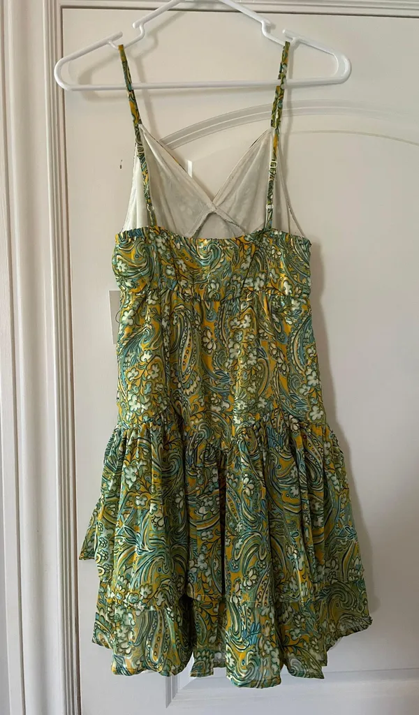 Mini Green Dress - Image 2