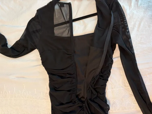 Windsor Mesmerize In Mesh Ruched Mini Dress - Image 9