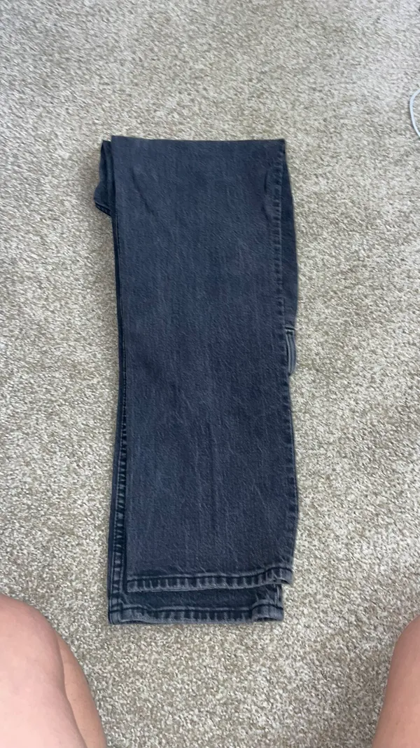 90s Abercrombie High-Rise Straight Jeans - Image 2