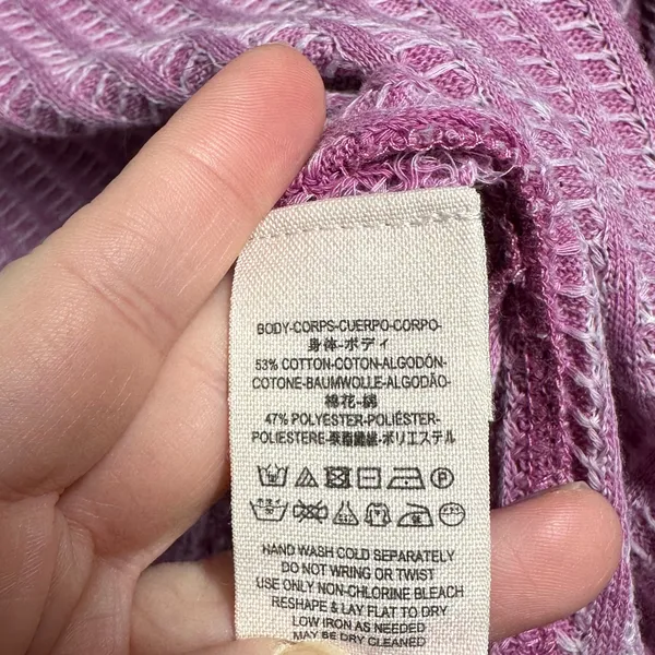 We The Free Wildcat Washed Mauve Thermal Long Sleeve - Image 8