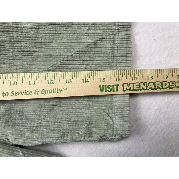 Tna Aritzia‎ Sage Green Corduroy Cropped Zip Up Jacket Womens XS - Image 6