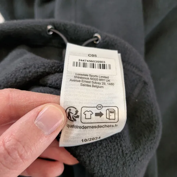 Karrimor‎ Black Fleece Jacket Full Zip Mock Neck Plus Size XXXL US 16 UK 20 NEW - Image 5