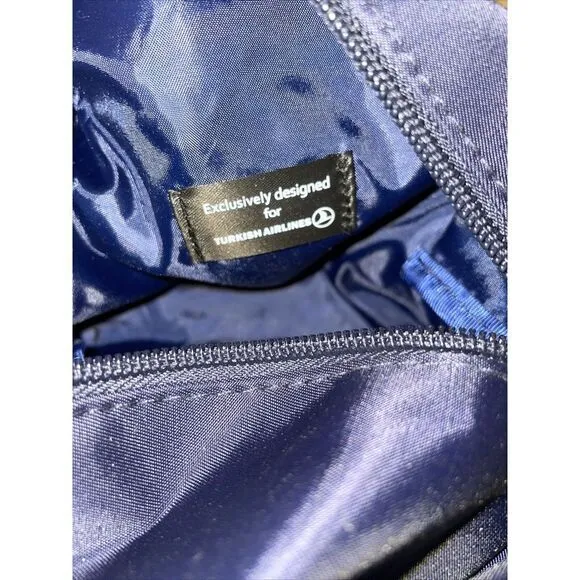 Molton Brown London‎ Navy Cosmetic Bag Empty Turkish Airline - Image 4