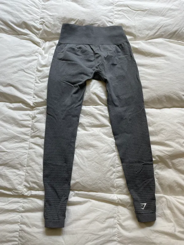 Gymshark Gray Vital Seamless 2.0 Leggings - Image 3