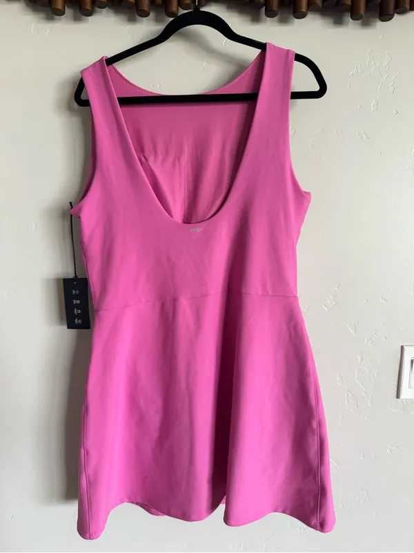Abercrombie & Fitch YPB sculptLUX athletic mini dress pink XL NWT - Image 15