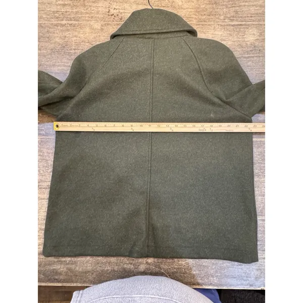 Avec‎ Les Filles Women Size Large Zip Up Utility Jacket Pockets Olive Green - Image 7
