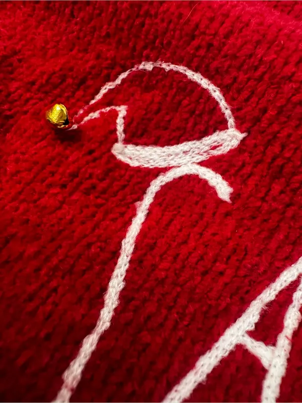 Holiday Red 'Santa's Favorite' Crewneck Sweater - Image 9
