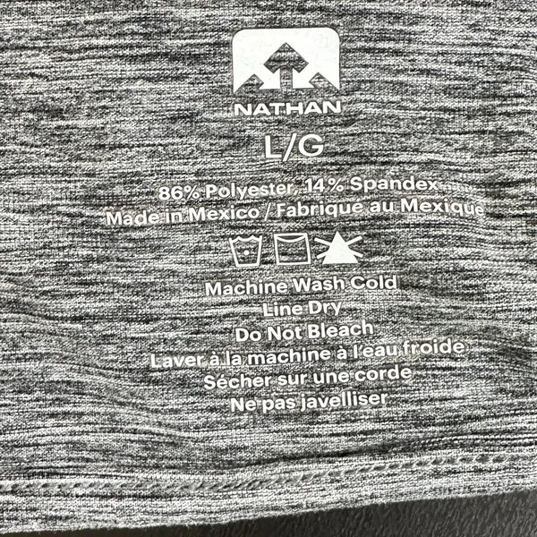 NATHAN Flap RUnning Belt Grey Size Large Gray - Image 6