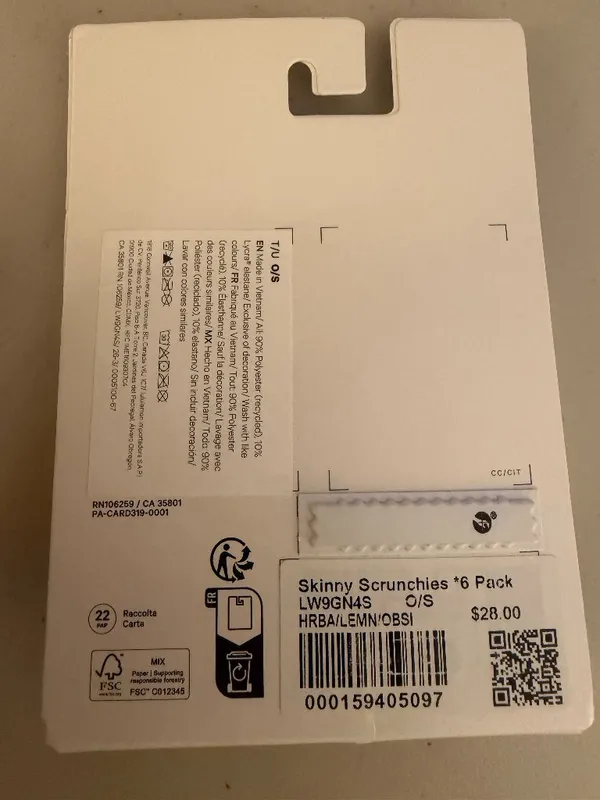 Lululemon Skinny Scrunchies (6 pack) - Image 3