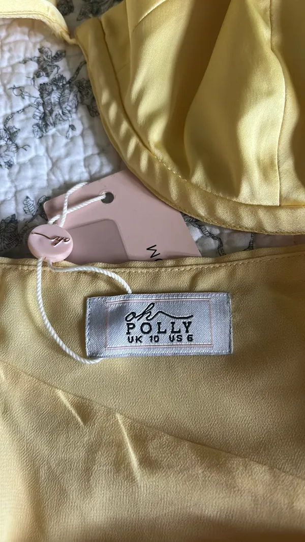 Oh Polly Dress Mini Yellow - Image 6