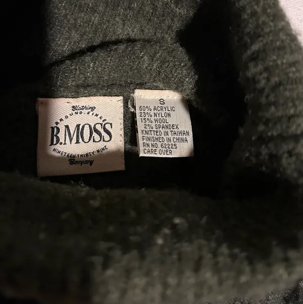Vintage knit sweater Green - Image 6