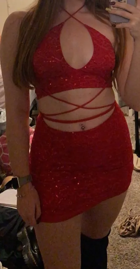Lucy in the Sky Red Two Piece Set - Image 2