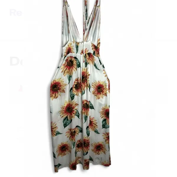 Sunflower Season Maxi Dress in white size Large. Timing brand. - Image 4