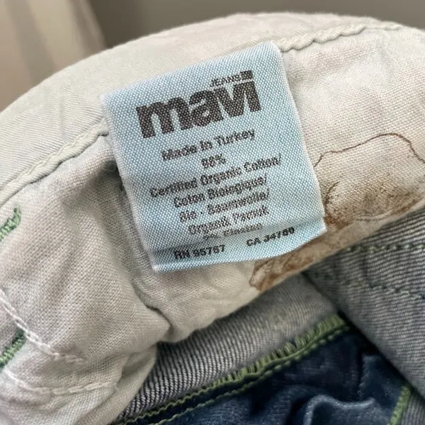 Mavi Molly Womens Size 31 32 Organic Cotton Denim Boot Cut Blue Jeans Festival - Image 9