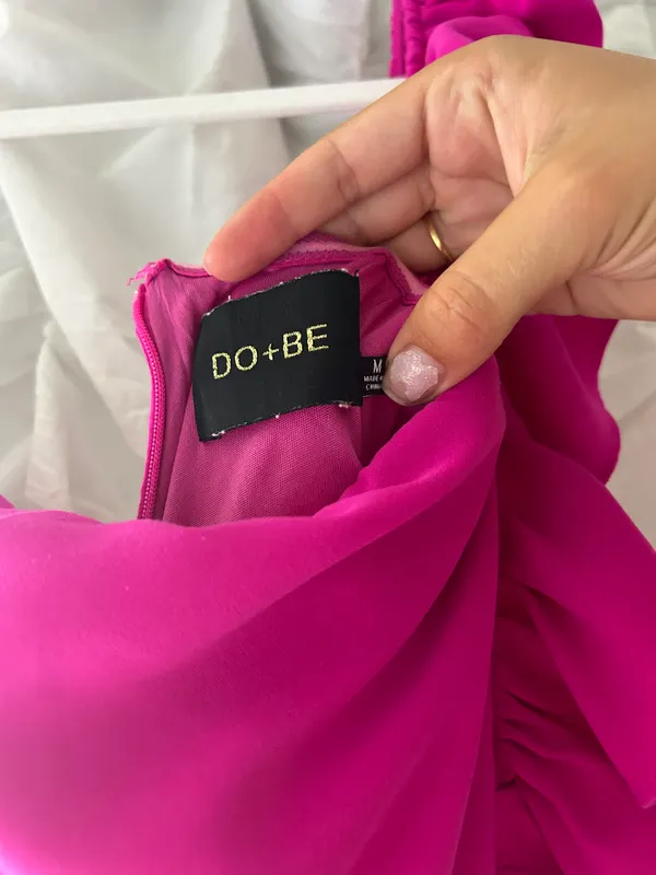 DO+BE hot pink one shoulder romper - Image 4