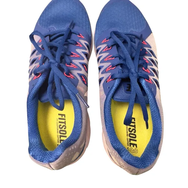 Nike Zoom Fitsole 3 Women Running Shoes Royal Blue Pink Athletic Sneakers in EUC - Image 8