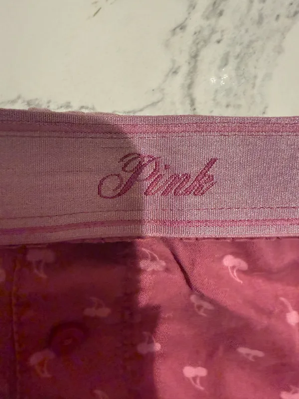 PINK Victoria's Secret Cherry Sleeping Shorts - Image 2