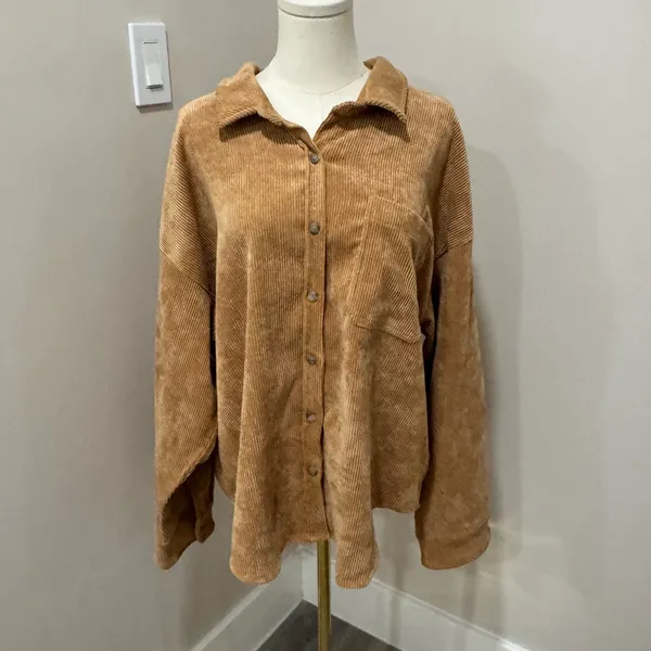 Wishlist‎ corduroy button up size M/L - Image 2
