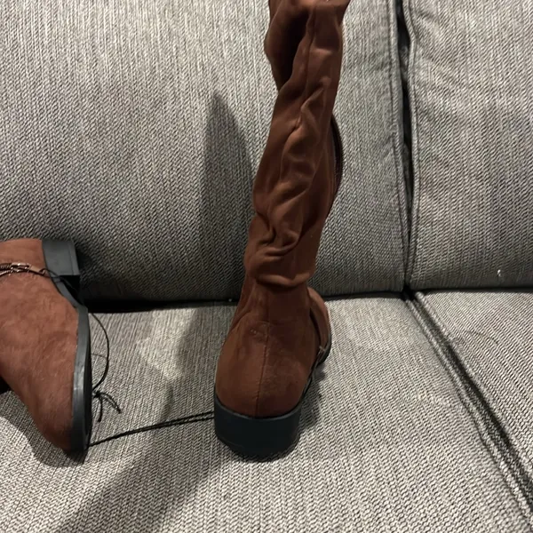 Forever 21 Chocolate Over the Knee Boots - Image 6