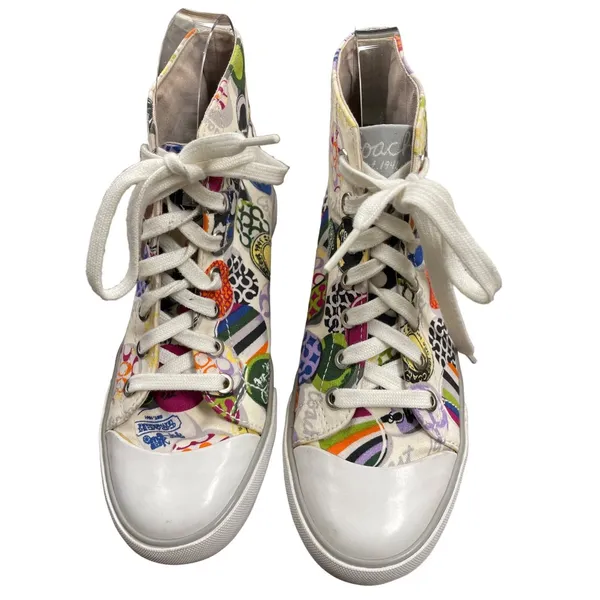 Coach Women's Cardinal High Top Sneakers Size 7 SKU 1161 - Image 2