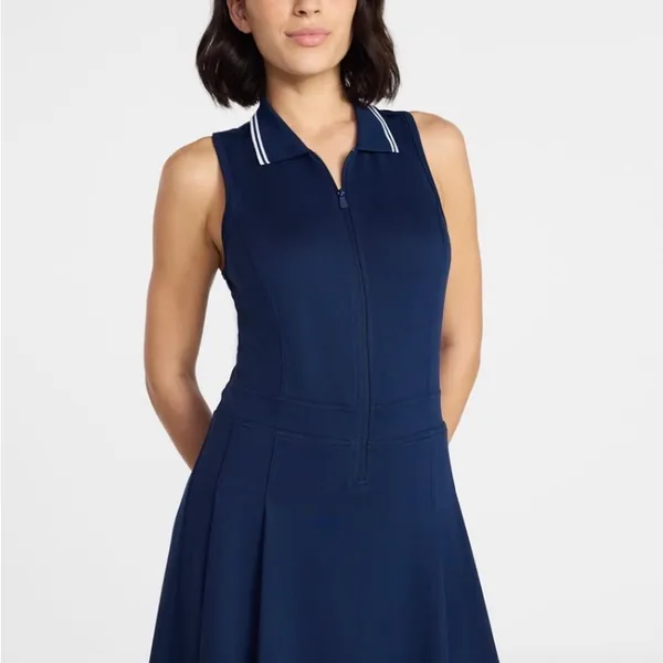AVIA Womens Golf Dress Size Medium Navy Golf Ball Pocket Tee Holder New - Image 2