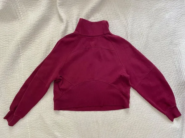 Lululemon maroon half zip scuba - Image 7