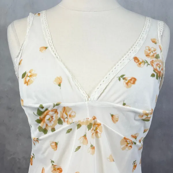Womens‎ Floral Slip Dress Small Babydoll Cottagecore Coquette Y2K Romantic - Image 2