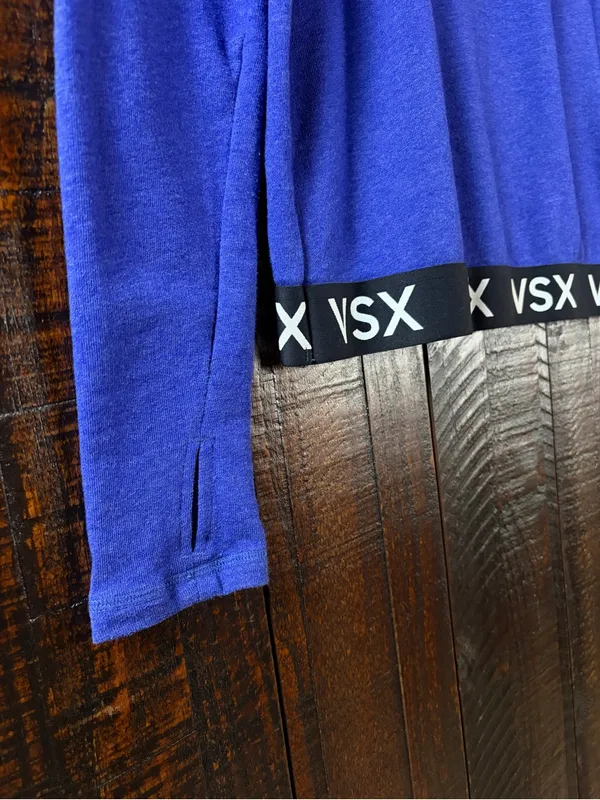 VSX Blue Violet Long-Sleeve Running Sweater Top - Image 3