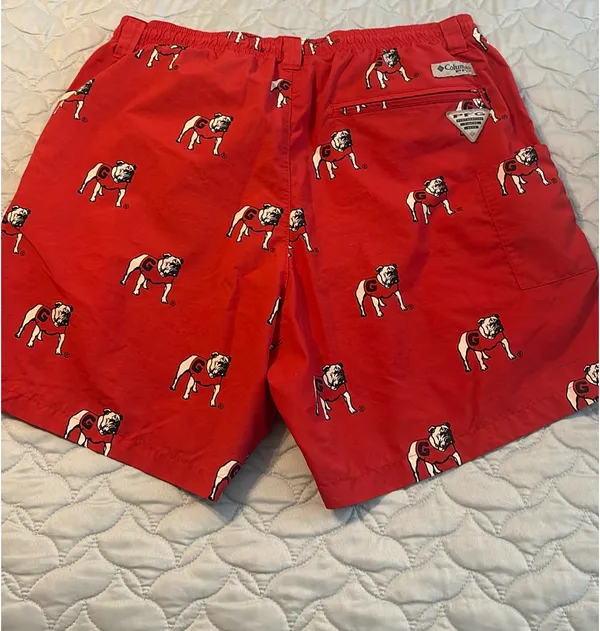 UGA Columbia Men’s Swimsuit - Image 2