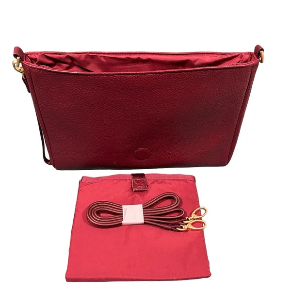 Freshly Picked Classic Crossbody Diaper Bag Burgundy - Image 2