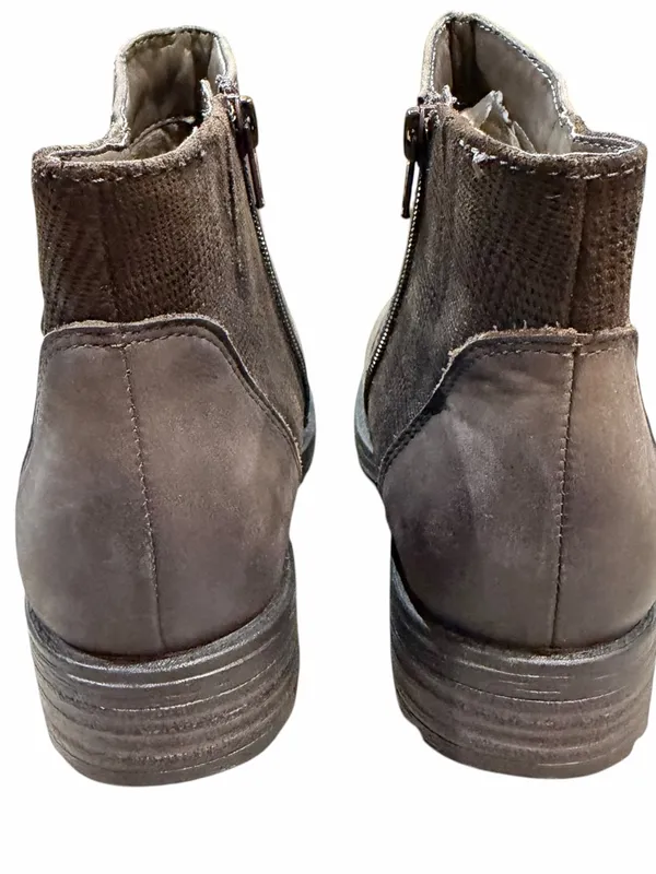 Earth Ankle Boots Women’s 7.5 Wide NEW Stone Brown Jordan Double Zip Fall - Image 7