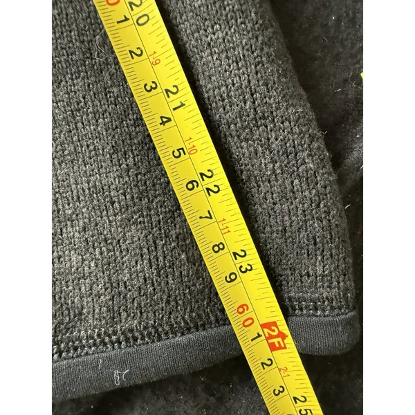Patagonia Better Sweater 1/4 Zip Womens‎ Sz XS Gray Logo Pullover - Image 8