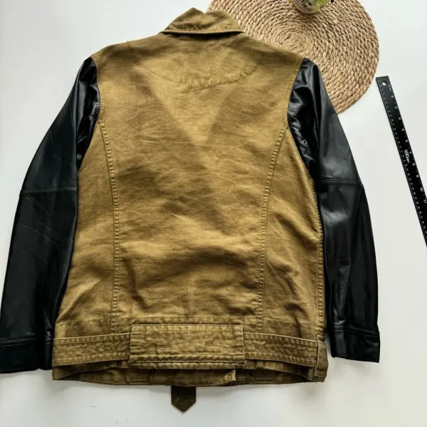 ARITZIA WILFRED‎ FREE Rayder Olive Green Linen Jacket Small - Image 9