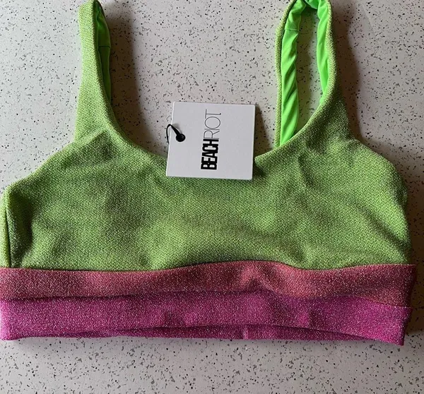 Beach Riot Watermelon Lemonade Makenzie Bikini Top - Image 2