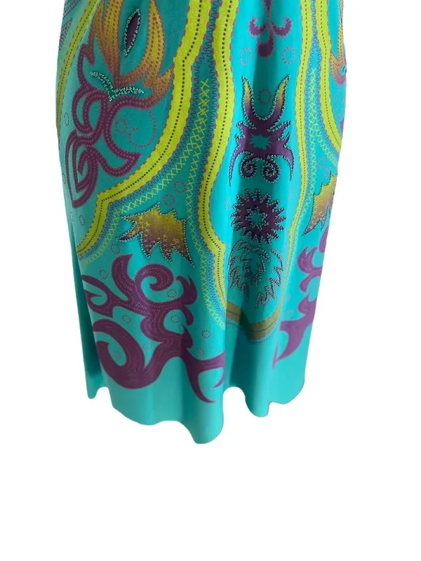 NS!!! Kitty Halter Dress Green Size L Y2K Festival Summer Vacation Lightweight - Image 8