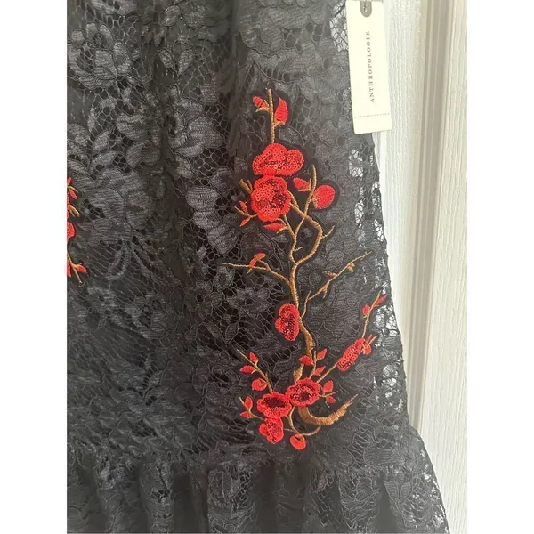NWT Nicole Miller New York Anthropologie Sequin Midtown Lace Dress Dress Size 6 - Image 5