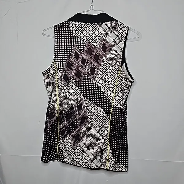 Callaway golf collared sleeveless tank top with collar breathable athletic top M - Image 5