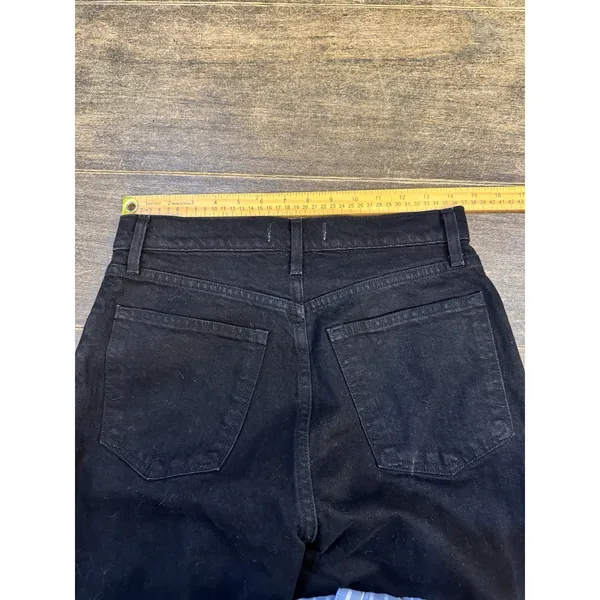 NEW Abercrombie Curve Love '90s Straight Ultra High Rise Black Jeans Size 29 8 - Image 6