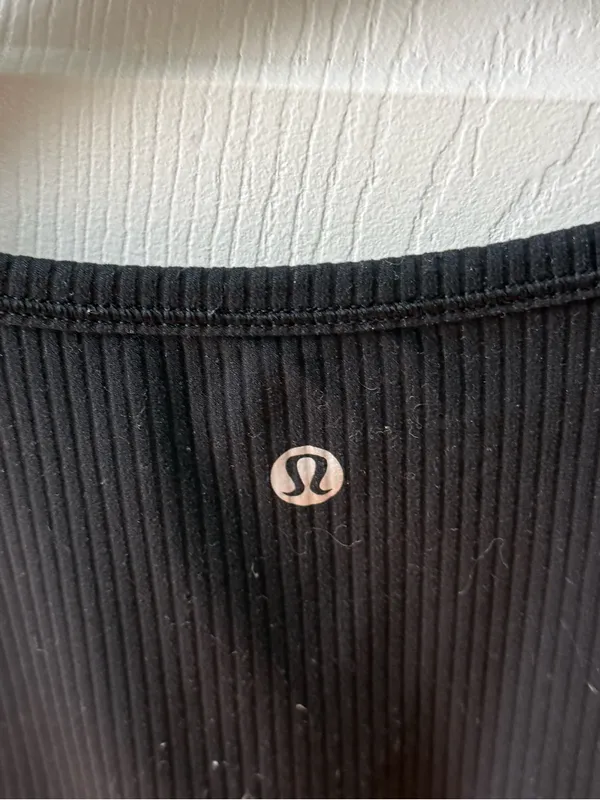 Lululemon All it Takes Ribbed Nulu Top in Black - Image 4