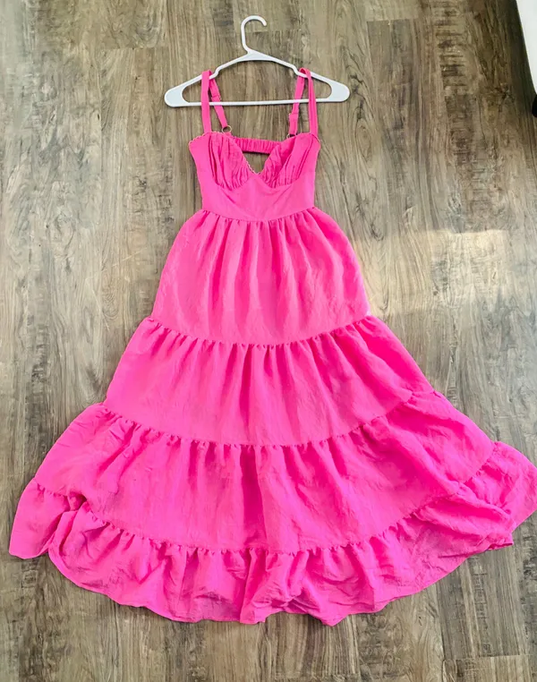 Princess Polly Joella Midi Dress Pink - Image 6