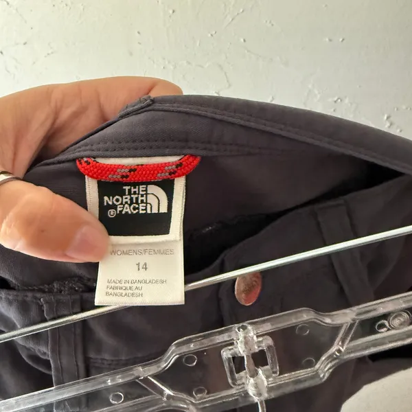 The North Face Women’s Nylon‎ Hiking Pants Size 14 Black Outdoor Lightweight - Image 6