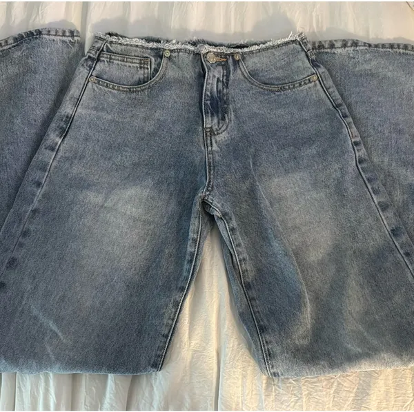 White Fox Boutique Light Wash Jeans - Image 2