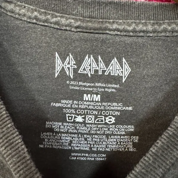 Def Leppard 1987 Animal Hysteria Heavy Metal Rock Band Tee M - Image 4